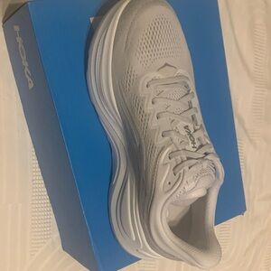 Hoka White Running Shoe
